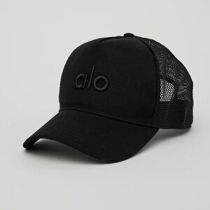 ALO Yoga Classic Black Trucker Hat